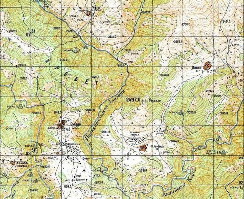 Окрестности села Омало